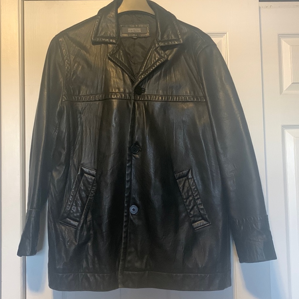 Kenneth Cole Reaction men’s vintage leather jacket